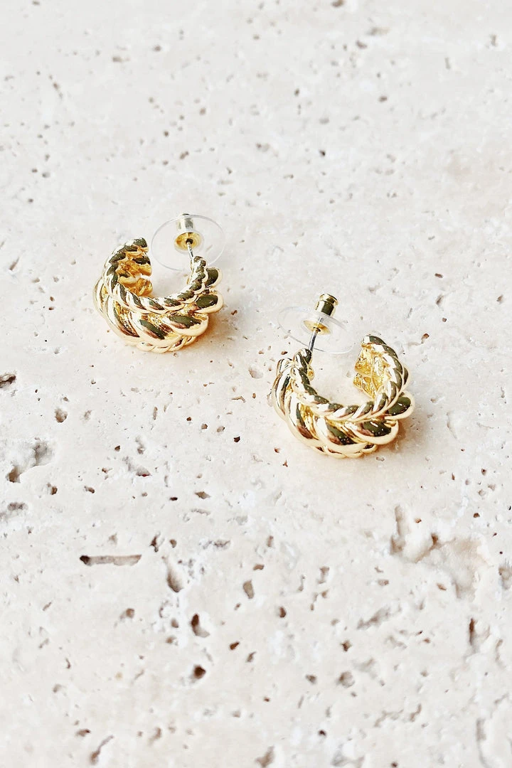 Alamour The Label Rendira Gold Mini Earrings Alamour The Label Rendira Gold Mini Earrings