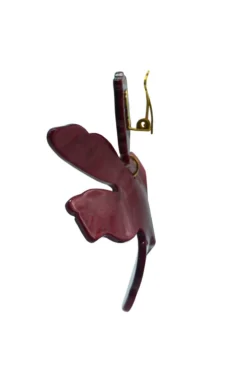 Alamour The Label Luna Burgundy Flower Earrings
