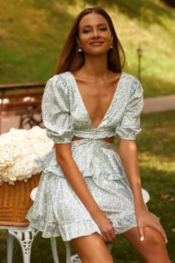 Alamour The Label Lyna Cut Out Mini Dress DRESSES