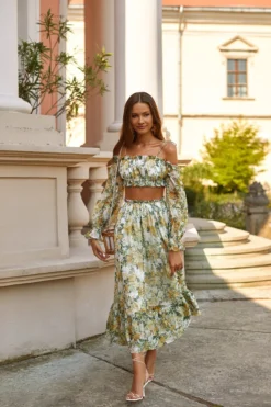 Alamour The Label Fleur Floral Yellow Roses Midi Set DRESSES 13 Alamour The Label Fleur Floral Yellow Roses Midi Set DRESSES