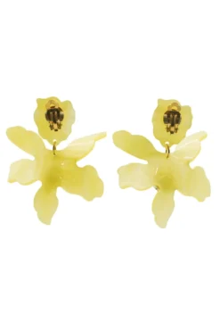 Alamour The Label Luna Yellow Flower Earrings