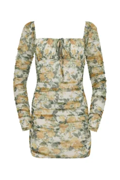 Alamour The Label Fleur Mini Long Sleeve Dress