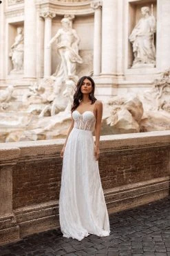 Alamour The Label A-Line Gowns Ravena - White