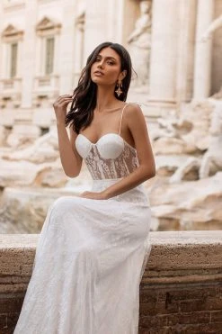 Alamour The Label A-Line Gowns Ravena - White