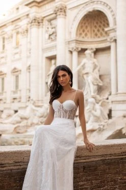 Alamour The Label A-Line Gowns Ravena - White