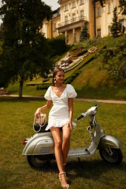 Alamour The Label Andrey Mini - White DRESSES 15 Alamour The Label Andrey Mini - White DRESSES