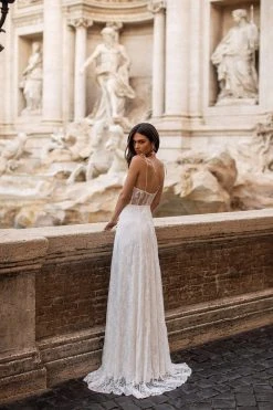 Alamour The Label A-Line Gowns Ravena - White