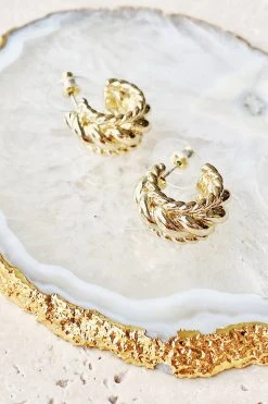 Alamour The Label Rendira Gold Mini Earrings 3 Alamour The Label Rendira Gold Mini Earrings