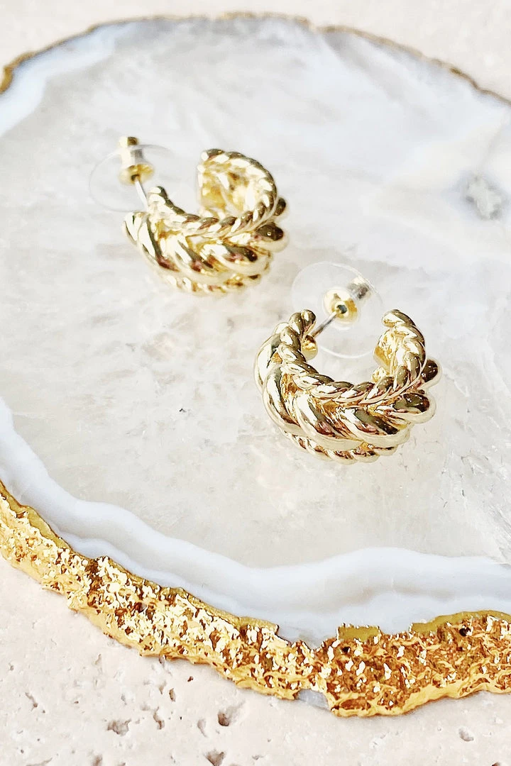 Alamour The Label Rendira Gold Mini Earrings Alamour The Label Rendira Gold Mini Earrings