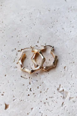 Alamour The Label Farah Gold Hoop Earrings