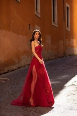 Alamour The Label Silvia - Wine Red PROM & FORMAL