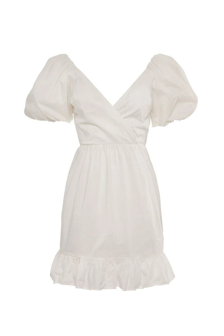 Alamour The Label Andrey Mini - White DRESSES 8 Alamour The Label Andrey Mini - White DRESSES
