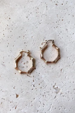 Alamour The Label Farah Gold Hoop Earrings