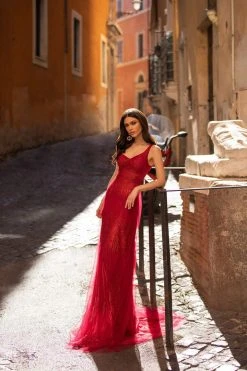 Alamour The Label Silvia - Wine Red PROM & FORMAL