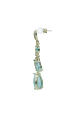 Alamour The Label Yoven Baby Blue Drop Earrings