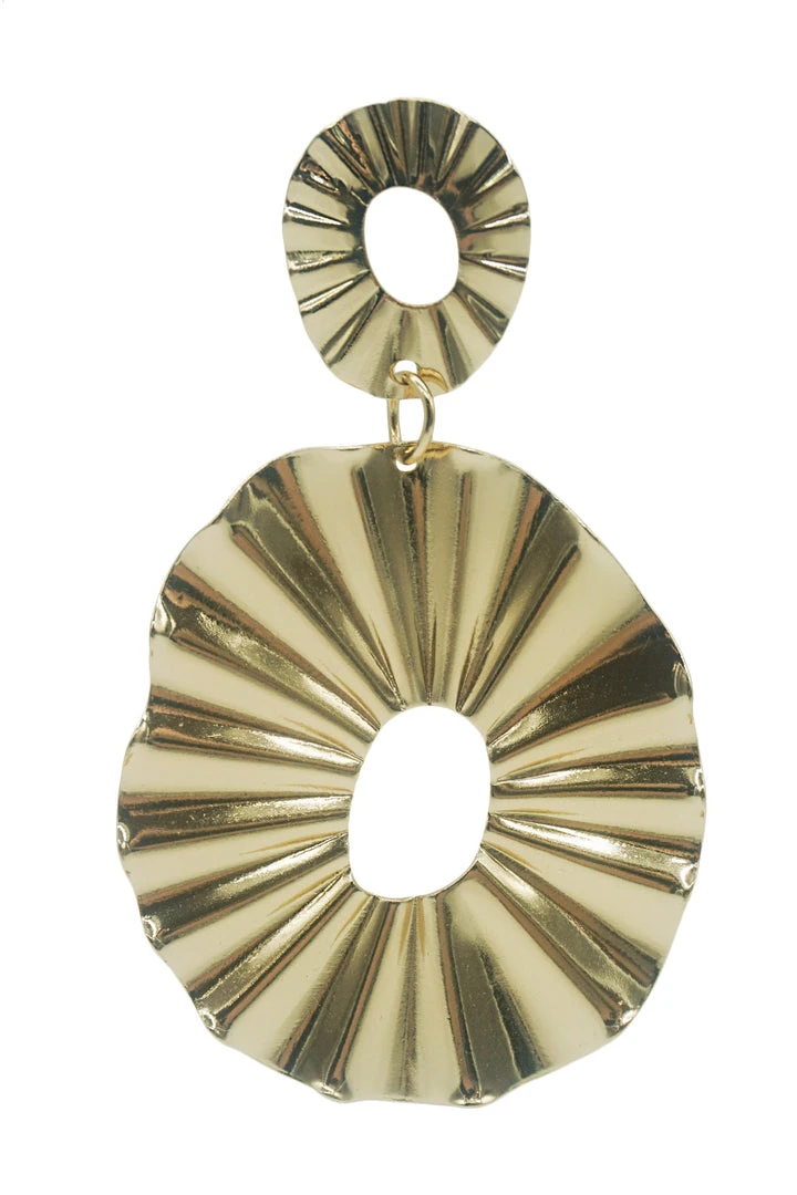 Alamour The Label Maia Circle Foil Earring Alamour The Label Maia Circle Foil Earring