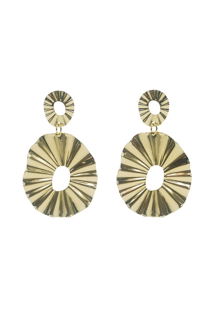 Alamour The Label Maia Circle Foil Earring Alamour The Label Maia Circle Foil Earring