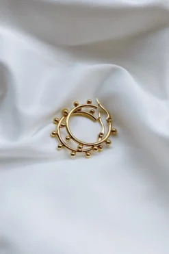 Alamour The Label Melia Gold Hoop Earrings