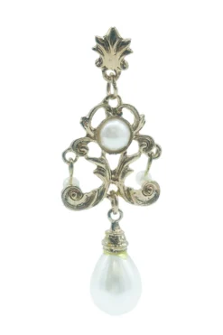 Alamour The Label Seraphina White Drop Earrings