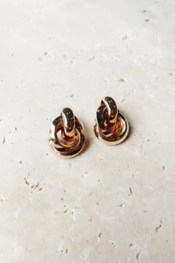 Alamour The Label Tati Gold Drop Earrings