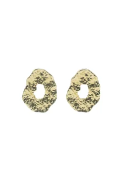 Alamour The Label Kailani Textured Gold Earrings
