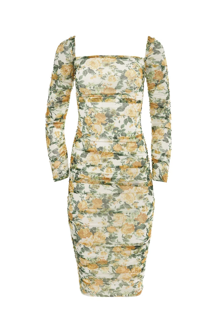 Alamour The Label Fleur Long Sleeve Midi Dress DRESSES 6 Alamour The Label Fleur Long Sleeve Midi Dress DRESSES