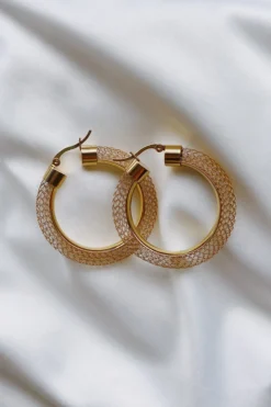 Alamour The Label Liona Gold Hoop Earrings