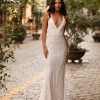 Alamour Made-To-Order Luvena Sequin Gown - White Made-To-Order Gowns