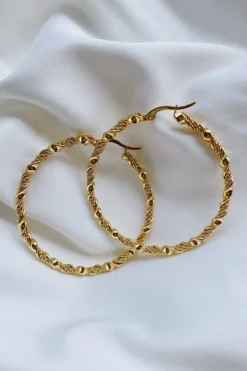 Alamour The Label Rubi Gold Hoop Earrings