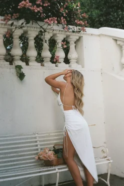 Alamour The Label DRESSES Vallara Dress - White