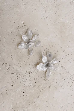 Alamour The Label Luna Clear Flower Statement Earrings 10 Alamour The Label Luna Clear Flower Statement Earrings