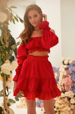 Alamour The Label Adella Set - Red