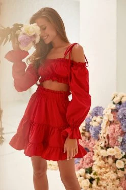 Alamour The Label Adella Set - Red
