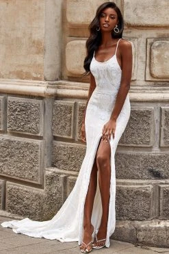 Alamour Made-To-Order PROM & FORMAL Zerlina - White