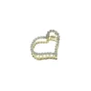 Alamour The Label Gold Heart Claw Clip With Diamantes