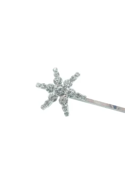 Alamour The Label Silver Star Diamante Hair Pin Hair Accessories
