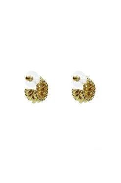 Alamour The Label Rendira Gold Mini Earrings 2 Alamour The Label Rendira Gold Mini Earrings
