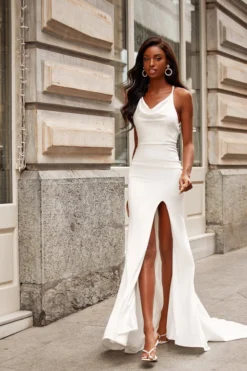 Alamour Made-To-Order Deja - White PROM & FORMAL