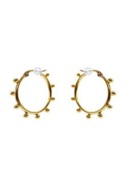 Alamour The Label Melia Gold Hoop Earrings
