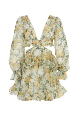 Alamour The Label DRESSES Fleur Cut Out Mini Dress