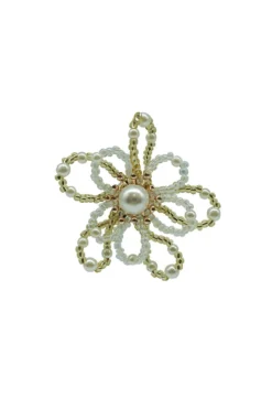 Alamour The Label Earrings Amour Flower Pearl Studs