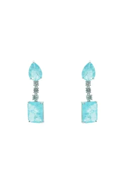 Alamour The Label Sadie Baby Blue Drop Earrings