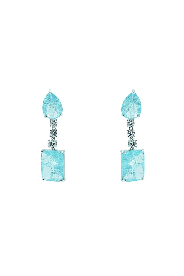 Alamour The Label Sadie Baby Blue Drop Earrings Alamour The Label Sadie Baby Blue Drop Earrings