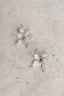 Alamour The Label Luna Clear Flower Statement Earrings 13 Alamour The Label Luna Clear Flower Statement Earrings