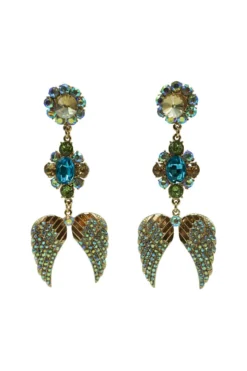 Alamour The Label Zabrina Multi Crystal Statement Earrings