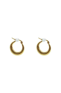 Alamour The Label Louisa Gold Hoop Earrings