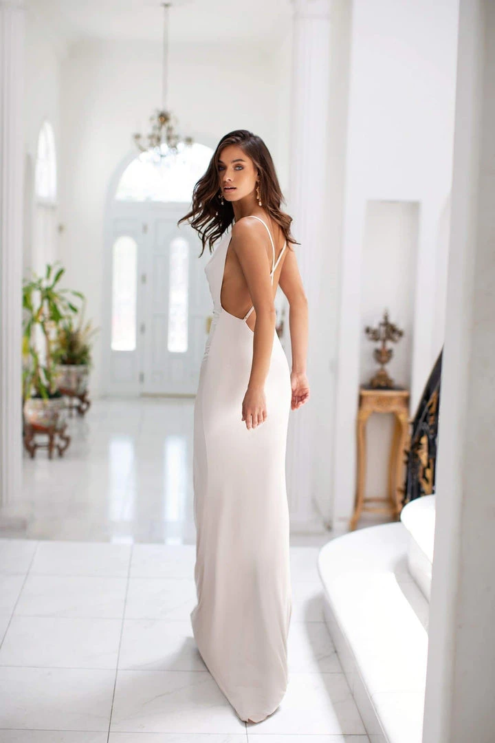 Alamour The Label Alyssa - Oyster PROM & FORMAL Alamour The Label Alyssa - Oyster PROM & FORMAL