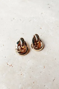 Alamour The Label Tati Gold Drop Earrings