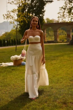 Alamour The Label DRESSES Dinara Set - White