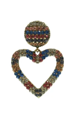 Alamour The Label Zaniya Multi Coloured Heart Earrings 8 Alamour The Label Zaniya Multi Coloured Heart Earrings